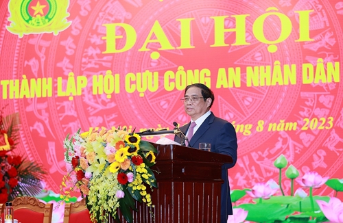 Thủ tướng Chính phủ Phạm Minh Chính dự khai mạc Đại hội thành lập Hội Cựu Công an Nhân dân Việt Nam